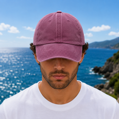Custom Vintage Baseball Cap – Personalized Embroidered Logo Hat for Men & Women