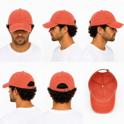 Custom Vintage Baseball Cap – Personalized Embroidered Logo Hat for Men & Women