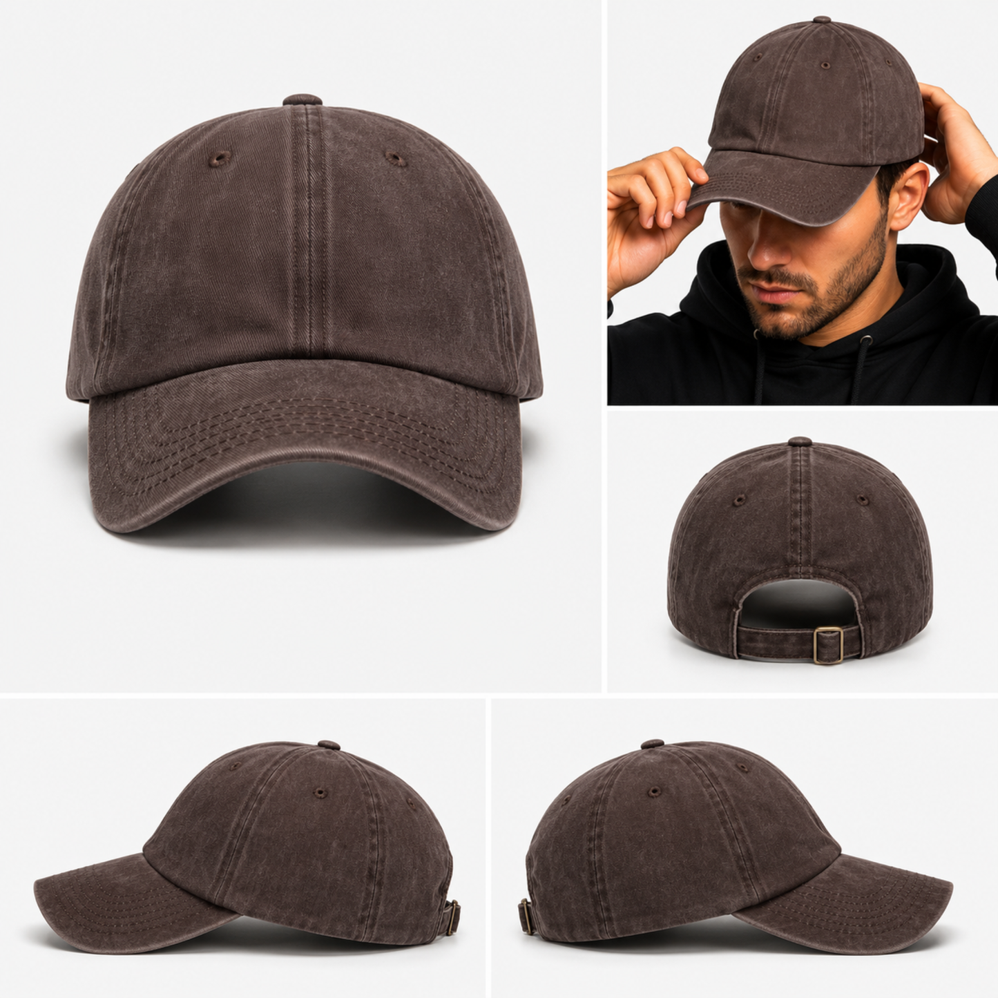 Custom Vintage Baseball Cap – Personalized Embroidered Logo Hat for Men & Women